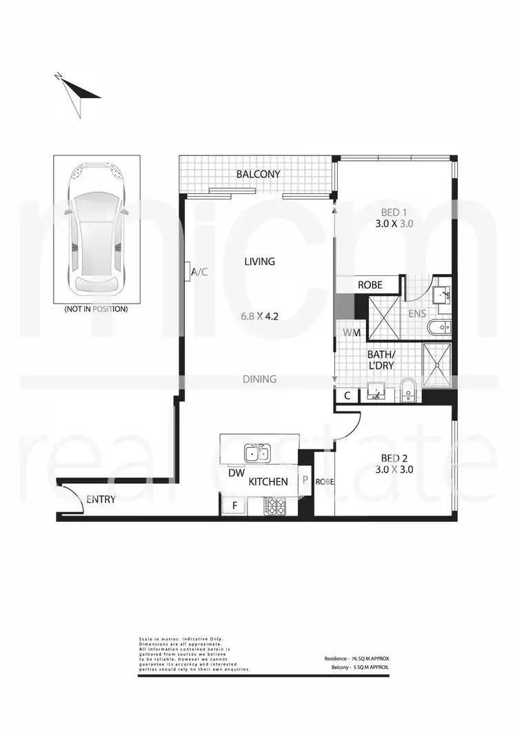 Floorplan of Homely apartment listing, 1204/241 City Road, Southbank VIC 3006