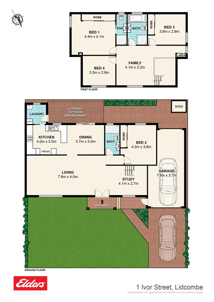 Floorplan of Homely house listing, 1 IVOR STREET, Lidcombe NSW 2141