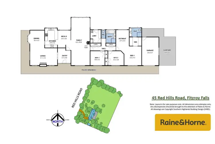 Floorplan of Homely house listing, 45 Redhills Road, Fitzroy Falls NSW 2577
