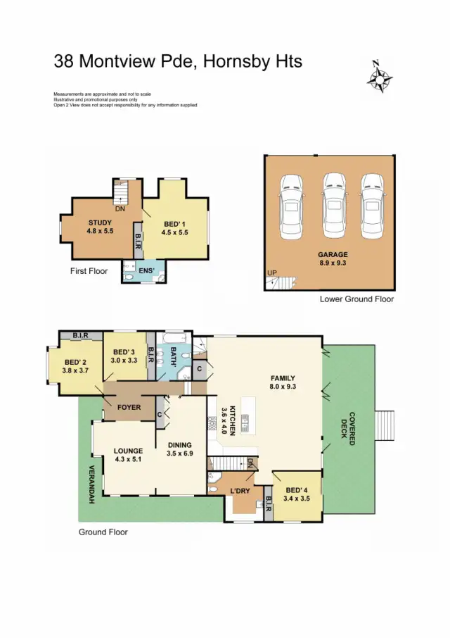 Floorplan of Homely house listing, 38 Montview Parade, Hornsby Heights NSW 2077