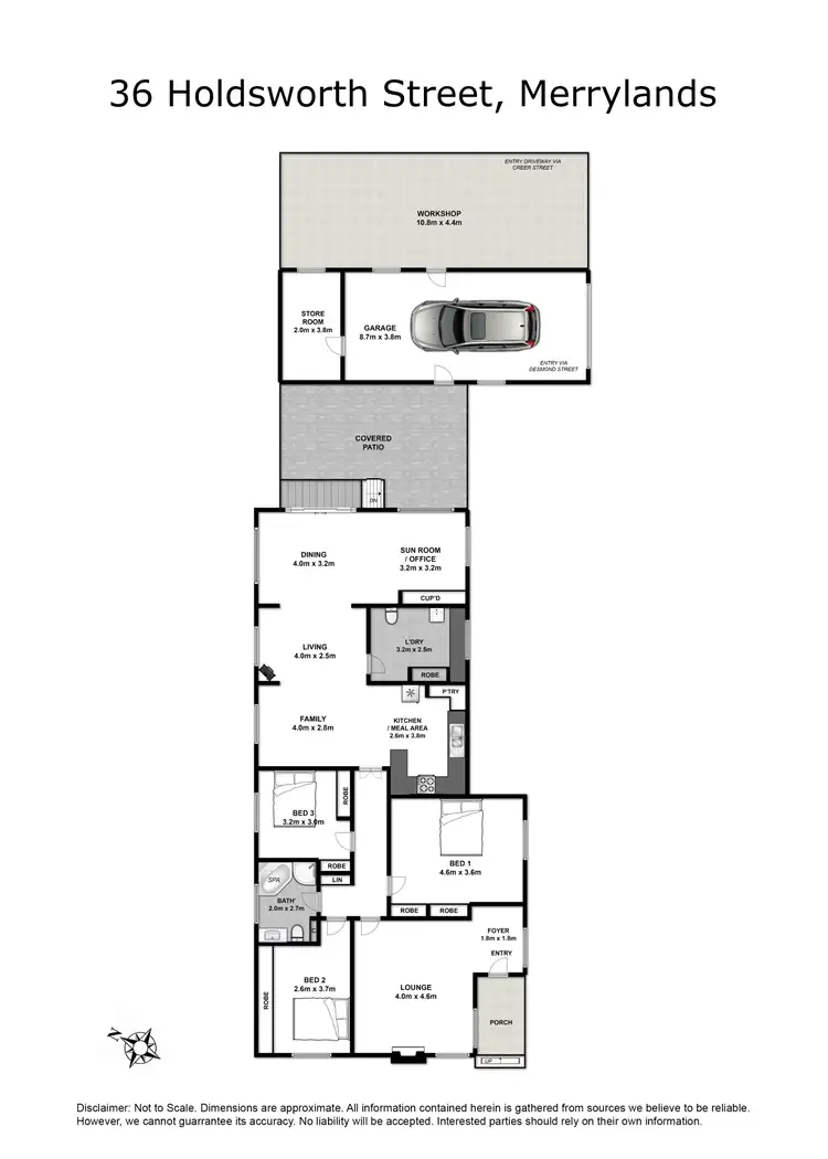 Floorplan of Homely house listing, 36 Holdsworth St, Merrylands NSW 2160
