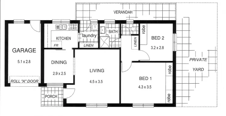 Floorplan of Homely house listing, 1/48 Coorara Avenue, Payneham South SA 5070