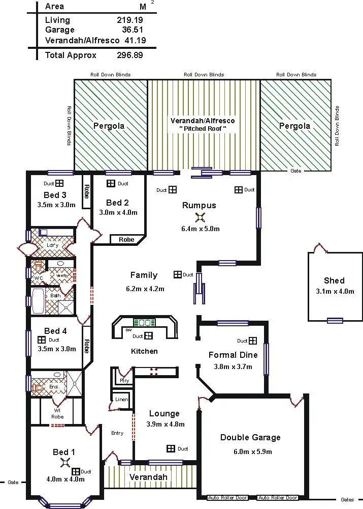 Floorplan of Homely house listing, 3 Jean Avenue, Two Wells SA 5501
