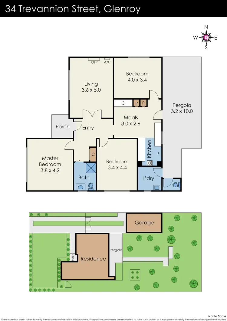 Floorplan of Homely house listing, 34 Trevannion Street, Glenroy VIC 3046