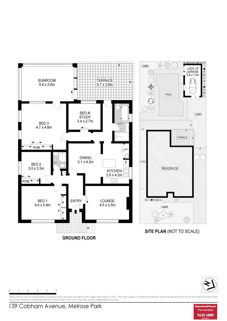 Floorplan of Homely house listing, 139 Cobham Avenue (WEST RYDE), Melrose Park NSW 2114