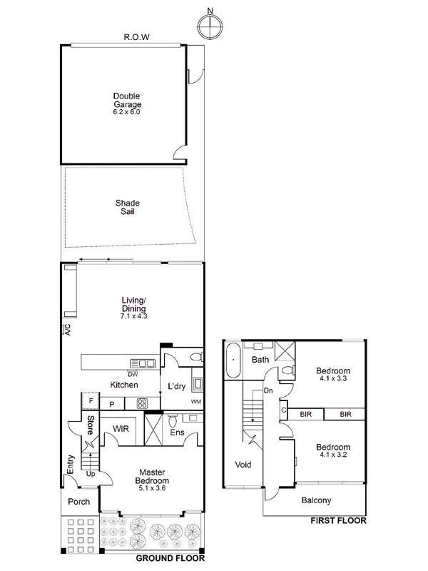 Floorplan of Homely house listing, 25 Ibis Place, Maribyrnong VIC 3032
