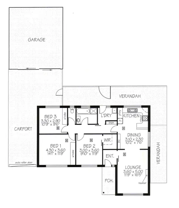 Floorplan of Homely house listing, 24 Kathryn Drive, Morphett Vale SA 5162