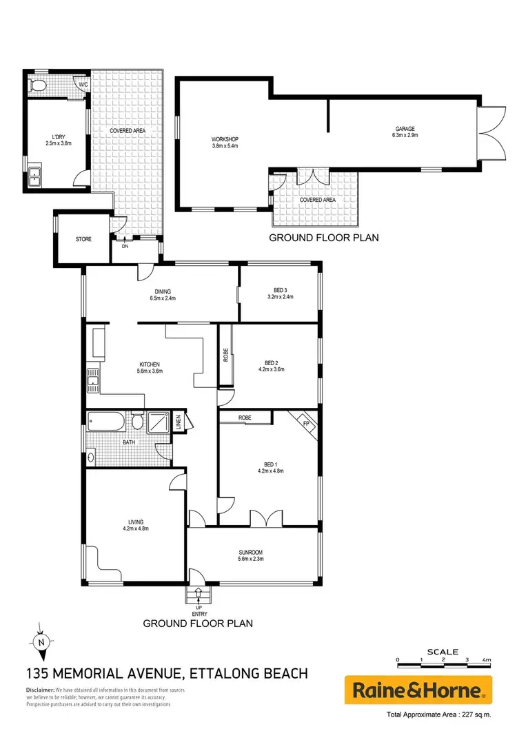 Floorplan of Homely house listing, 135 Memorial Avenue, Ettalong Beach NSW 2257