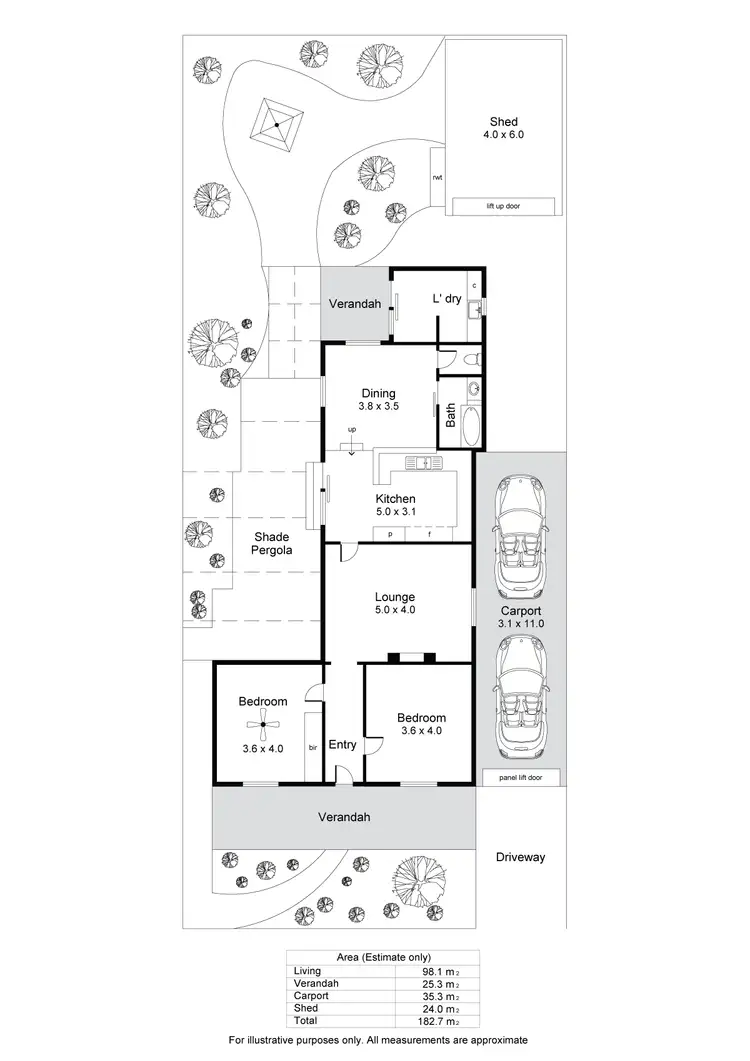 Floorplan of Homely house listing, 18 McNicol Terrace, Rosewater SA 5013