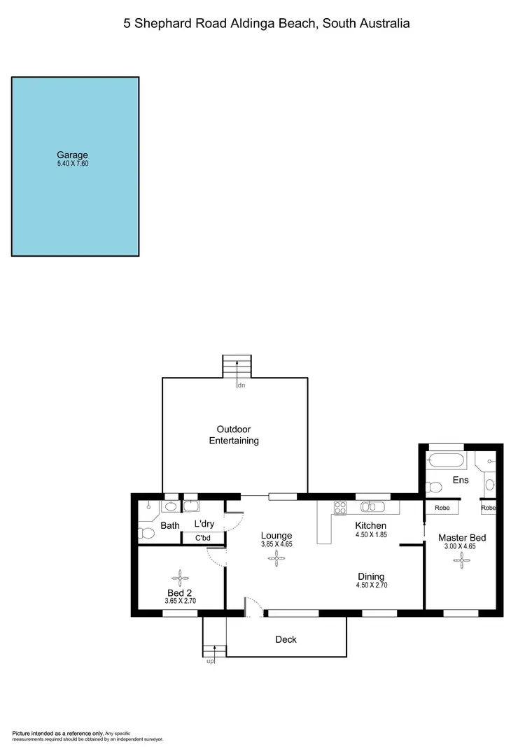 Floorplan of Homely house listing, 5 Shephard Road, Aldinga Beach SA 5173