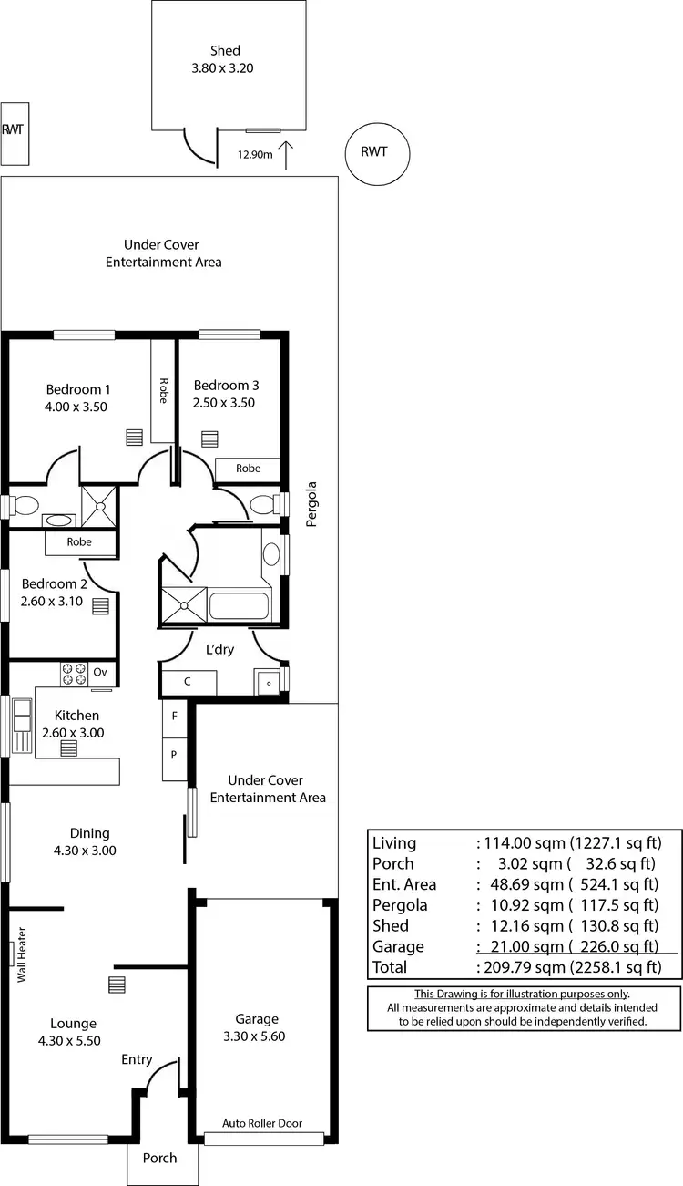 Floorplan of Homely house listing, 14A Sunhaven Avenue, Athelstone SA 5076