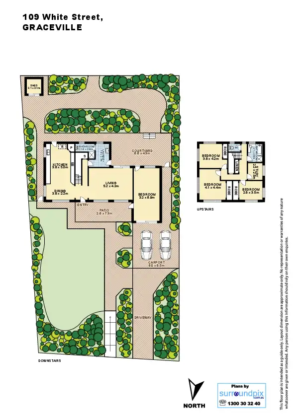Floorplan of Homely house listing, 109 White Street, Graceville QLD 4075