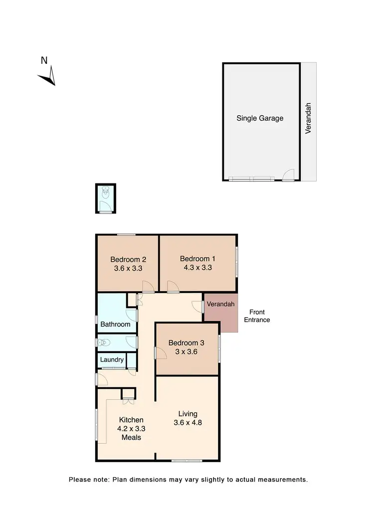 Floorplan of Homely house listing, 826 Eureka Street, Ballarat East VIC 3350