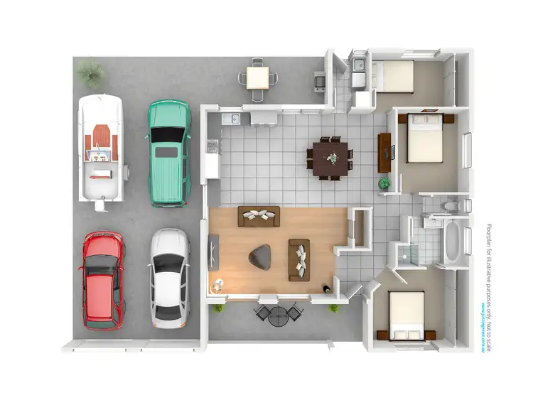 Floorplan of Homely house listing, 15 Balleroo Crescent, Glenfield Park NSW 2650