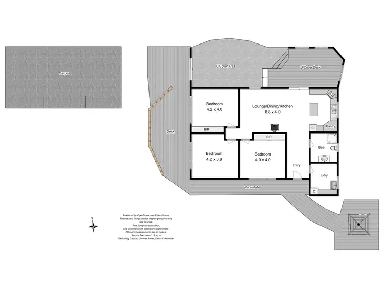 Floorplan of Homely rural property listing, 433 Cuprona Road, Cuprona TAS 7316