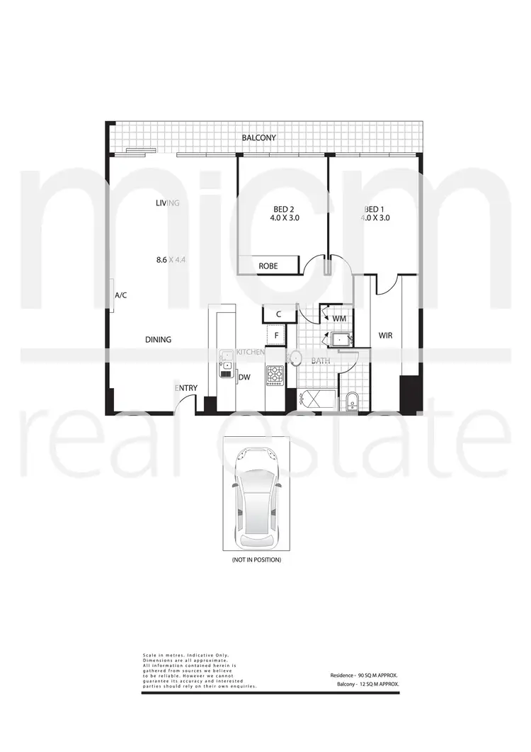 Floorplan of Homely apartment listing, 1413/83 Queensbridge Street, Southbank VIC 3006