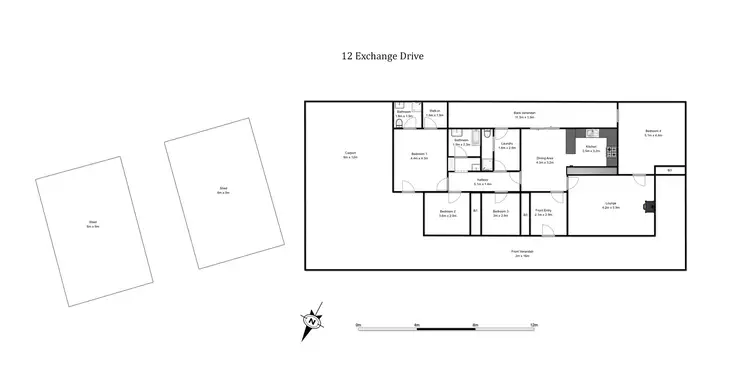 Floorplan of Homely house listing, 12 Exchange Drive, Waterview Heights NSW 2460