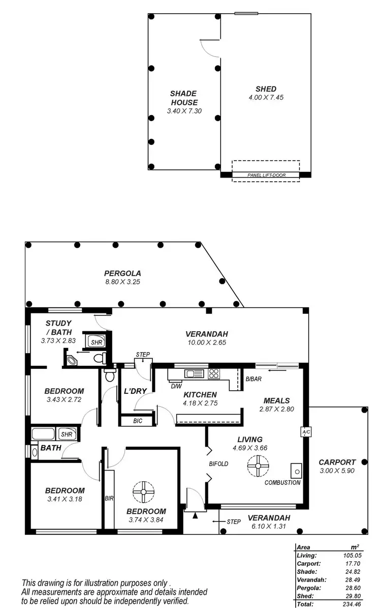 Floorplan of Homely house listing, 7 Jacaranda Drive, Coromandel Valley SA 5051