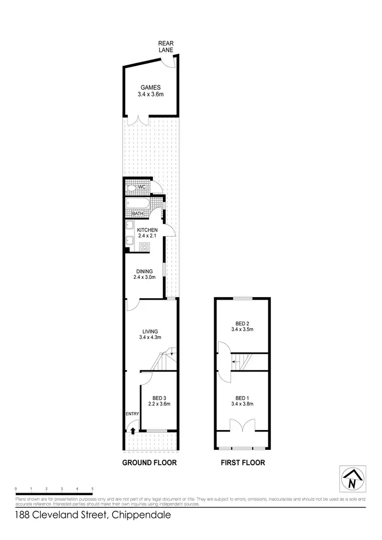 Floorplan of Homely house listing, 188 Cleveland Street, Chippendale NSW 2008