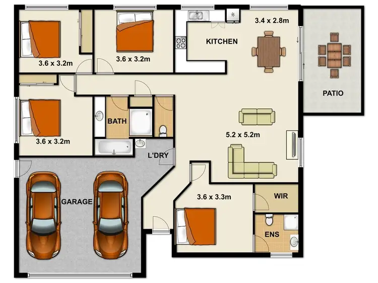 Floorplan of Homely house listing, 15 Zachary Street, Eagleby QLD 4207