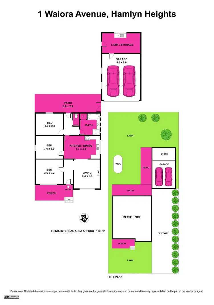 Floorplan of Homely house listing, 1 Waiora Avenue, Hamlyn Heights VIC 3215