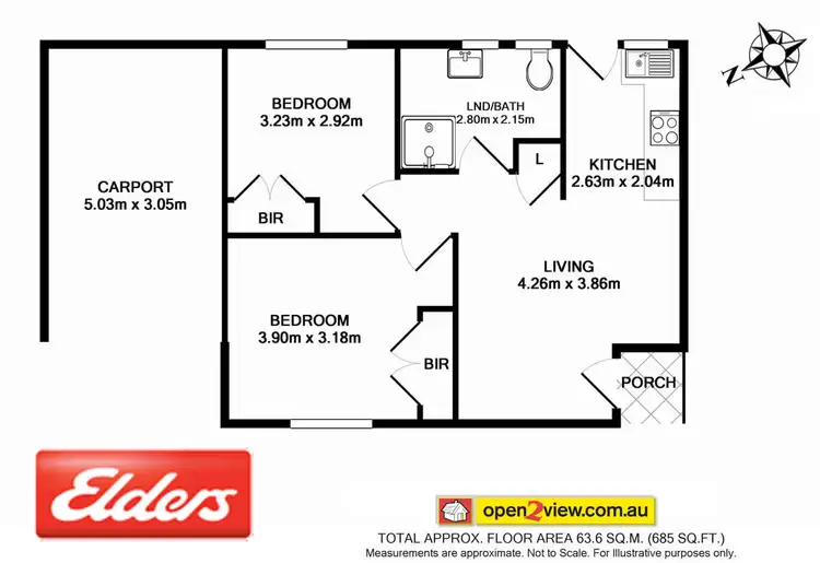 Floorplan of Homely unit listing, 6/5-7 Matthew Parade, Batehaven NSW 2536
