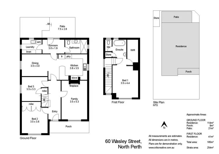 Floorplan of Homely house listing, 60 Wasley Street, North Perth WA 6006
