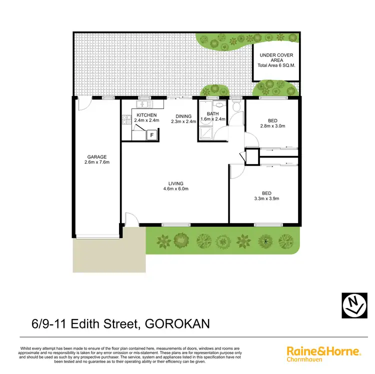 Floorplan of Homely house listing, 6/9-11 Edith Street, Gorokan NSW 2263