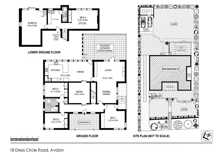 Floorplan of Homely house listing, 18 Dress Circle, Avalon Beach NSW 2107