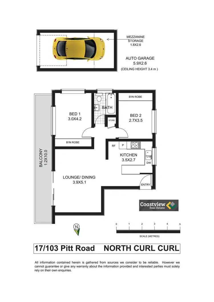 Floorplan of Homely house listing, 17/103 Pitt Road, North Curl Curl NSW 2099