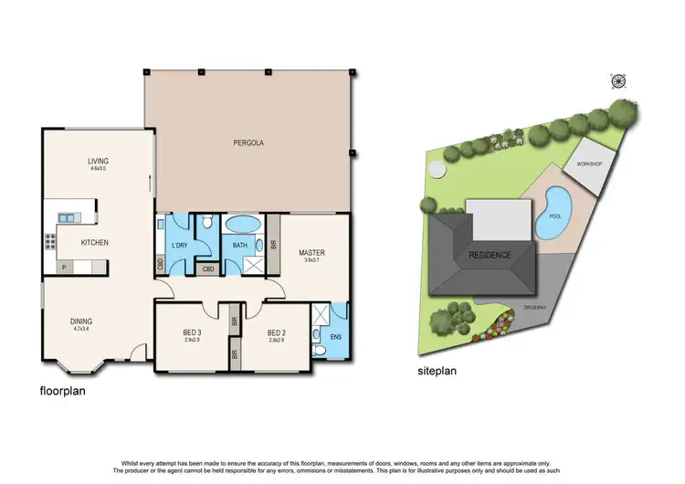 Floorplan of Homely house listing, 3 Karrum Karrum Court, Narre Warren South VIC 3805