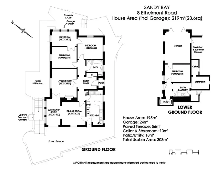 Floorplan of Homely house listing, 8 Ethelmont Road, Sandy Bay TAS 7005