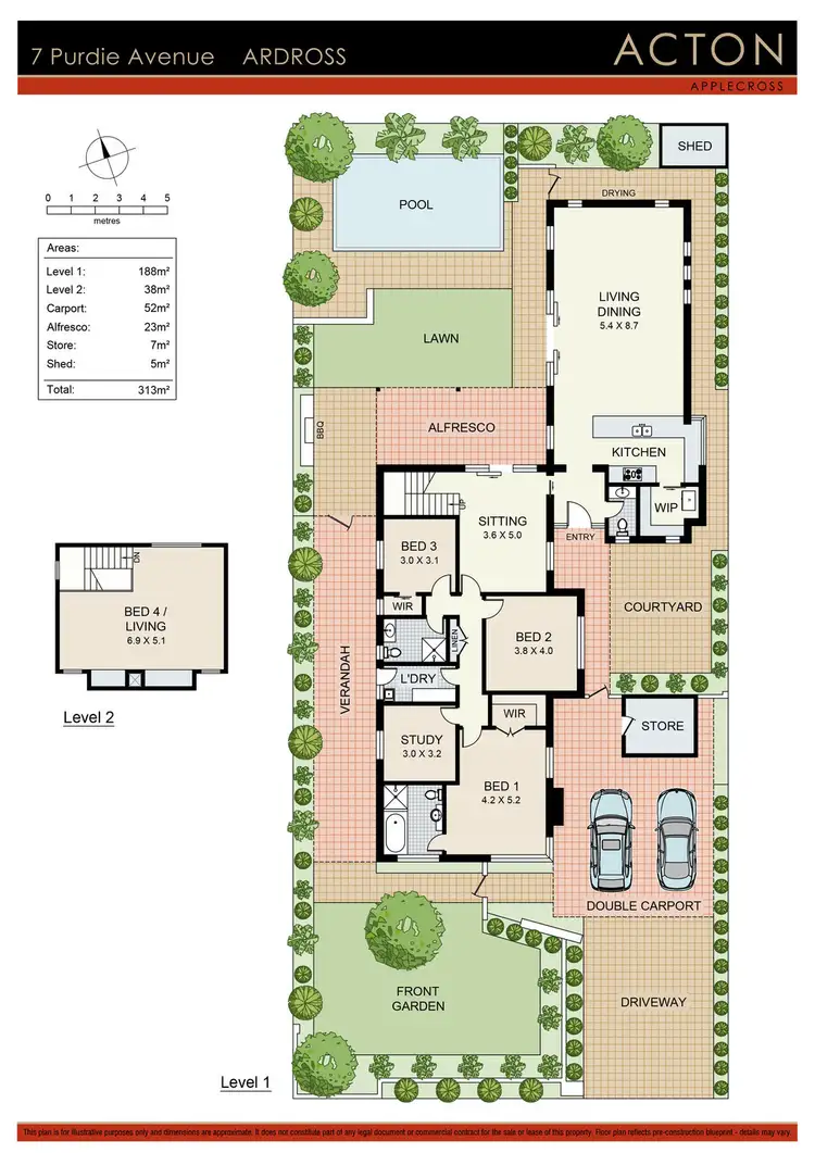 Floorplan of Homely house listing, 7 Purdie Ave, Ardross WA 6153