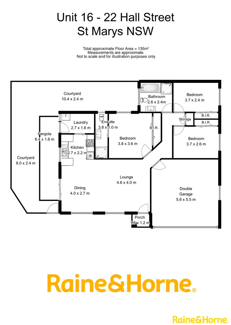 Floorplan of Homely villa listing, 16/22 HALL ST, St Marys NSW 2760