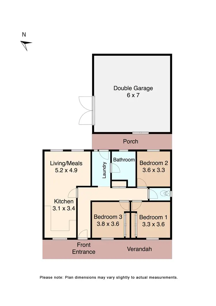 Floorplan of Homely house listing, 4 Bell Street, Creswick VIC 3363