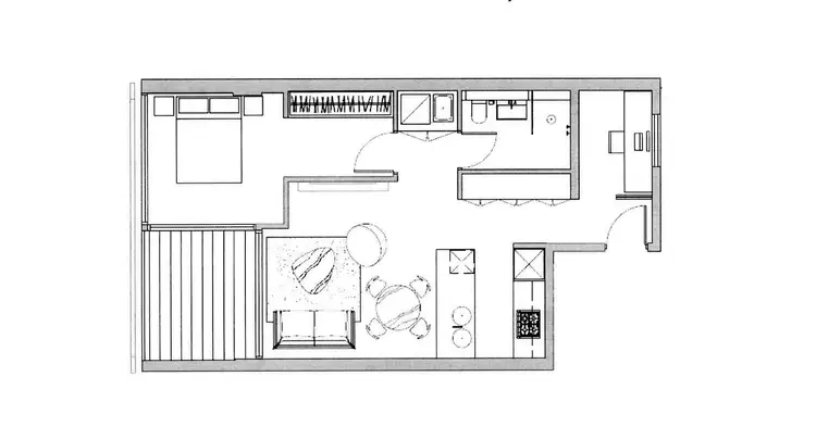 Floorplan of Homely apartment listing, 32/299 Forbes Street, Darlinghurst NSW 2010
