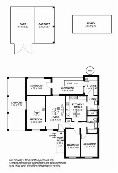 Floorplan of Homely house listing, 118 Collins St, Clearview SA 5085