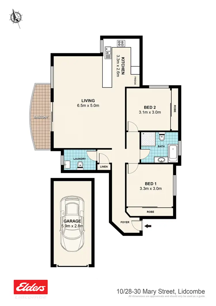 Floorplan of Homely apartment listing, 10/28-30 Mary Street, Lidcombe NSW 2141