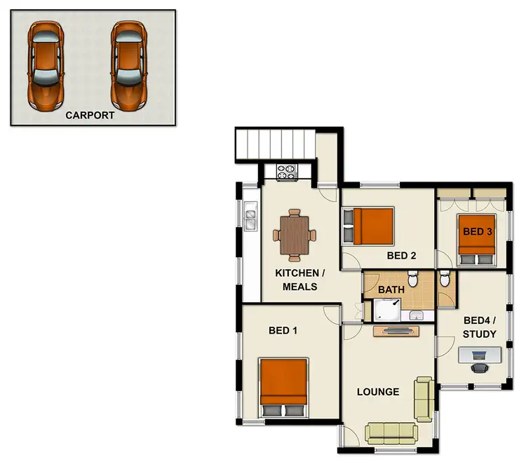 Floorplan of Homely house listing, 103 Abelia St, Inala QLD 4077