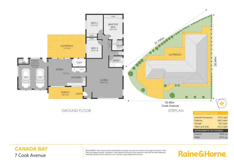 Floorplan of Homely house listing, 7 Cook Avenue, Canada Bay NSW 2046