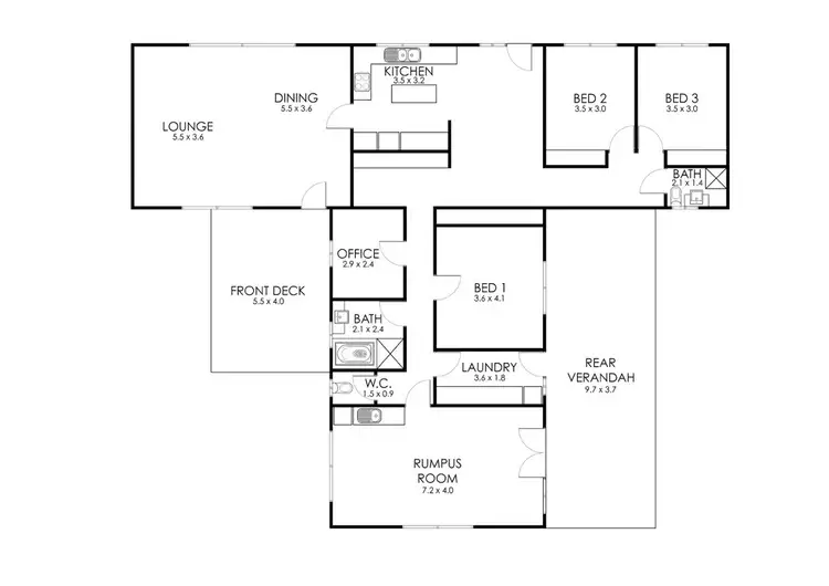 Floorplan of Homely house listing, 27-29 Wallis Street, Port Neill SA 5604