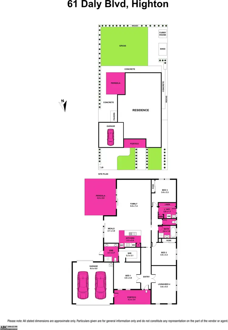Floorplan of Homely house listing, 61 Daly Boulevard, Highton VIC 3216