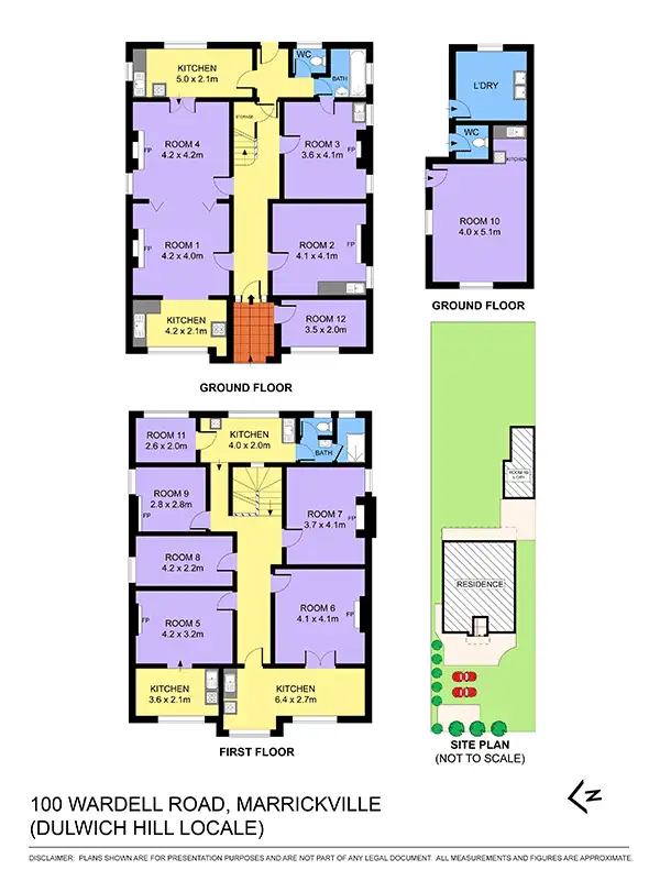 Floorplan of Homely house listing, 100 Wardell Road, Marrickville NSW 2204
