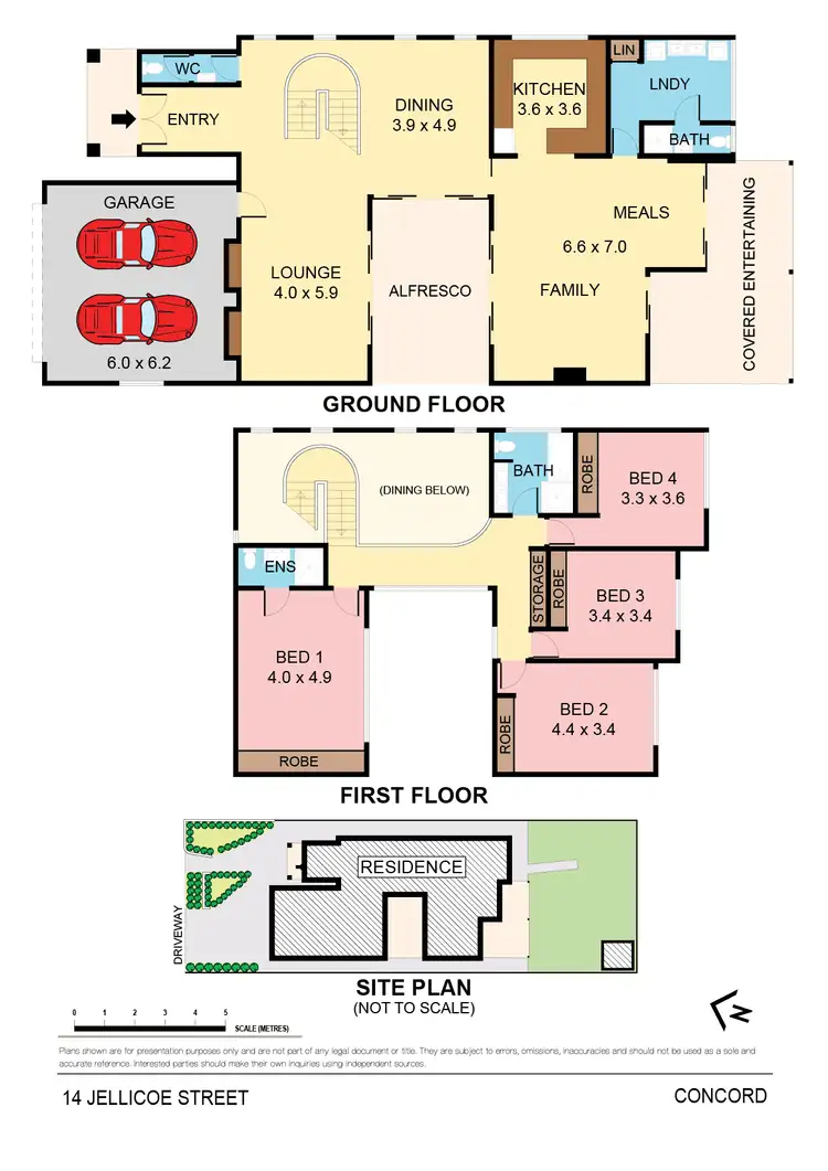 Floorplan of Homely house listing, 14 Jellicoe Street, Concord NSW 2137