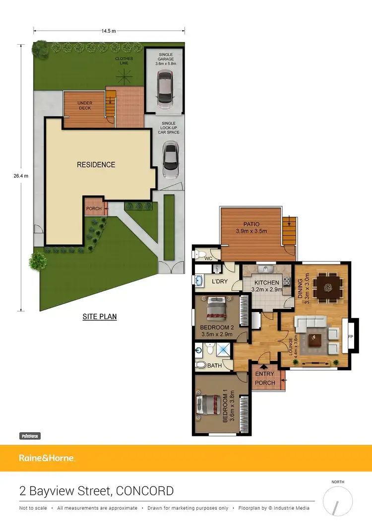Floorplan of Homely house listing, 2 Bayview Street, Concord NSW 2137