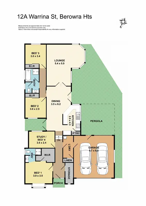 Floorplan of Homely house listing, 12a Warrina Street, Berowra Heights NSW 2082