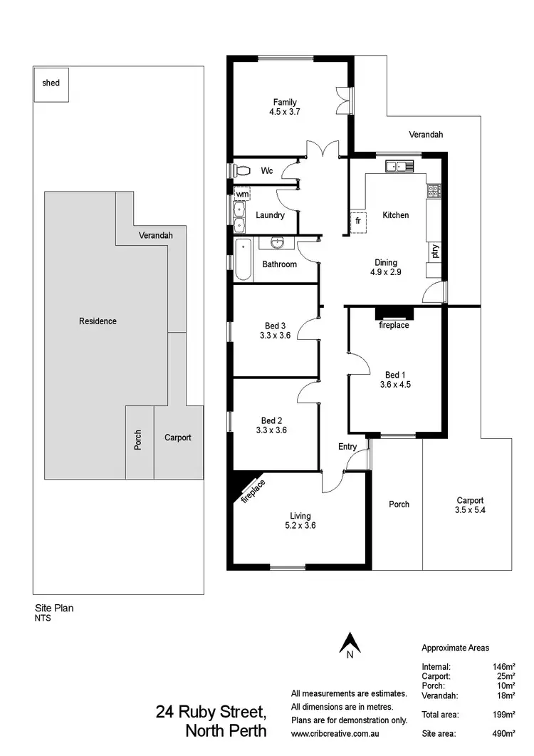 Floorplan of Homely house listing, 24 Ruby Street, North Perth WA 6006