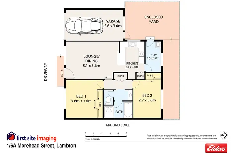 Floorplan of Homely house listing, 1/6A Morehead St, Lambton NSW 2299