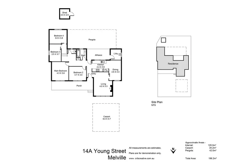 Floorplan of Homely house listing, 14a Young Street, Melville WA 6156