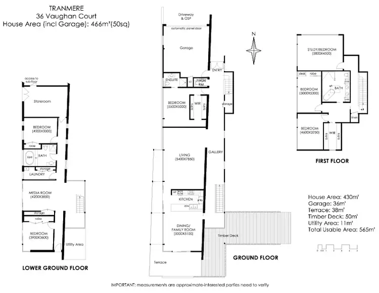 Floorplan of Homely house listing, 36 Vaughan Court, Tranmere TAS 7018
